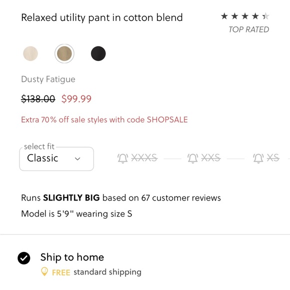 🪐 {PRICE FIRM} J. Crew Relaxed Utility Pant ~ Cotton Blend - Picture 4 of 10